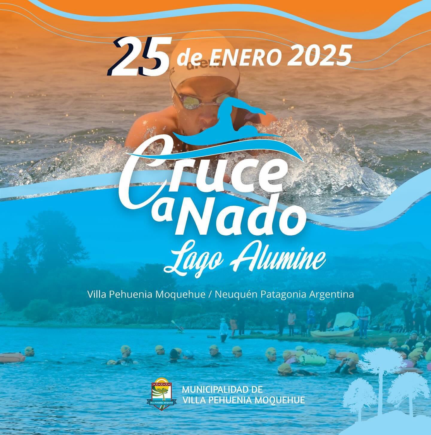 Cruce a Nado Lago Alumine  
