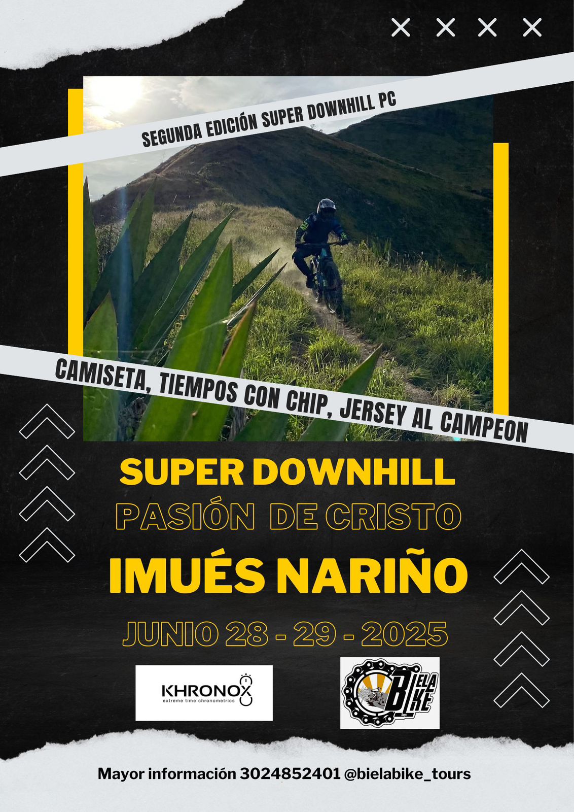 Logo del evento SUPER DOWNHILL - LA PASION DE CRISTO - IMUES 2025