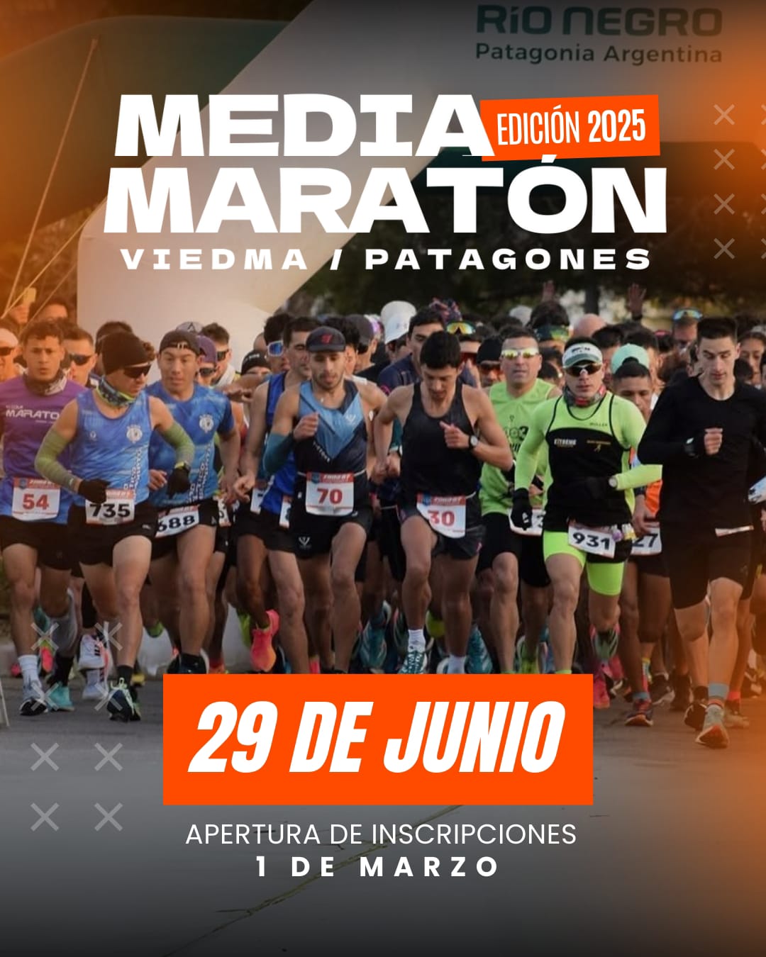 MEDIA MARATON VIEDMA - PATAGONES 2025