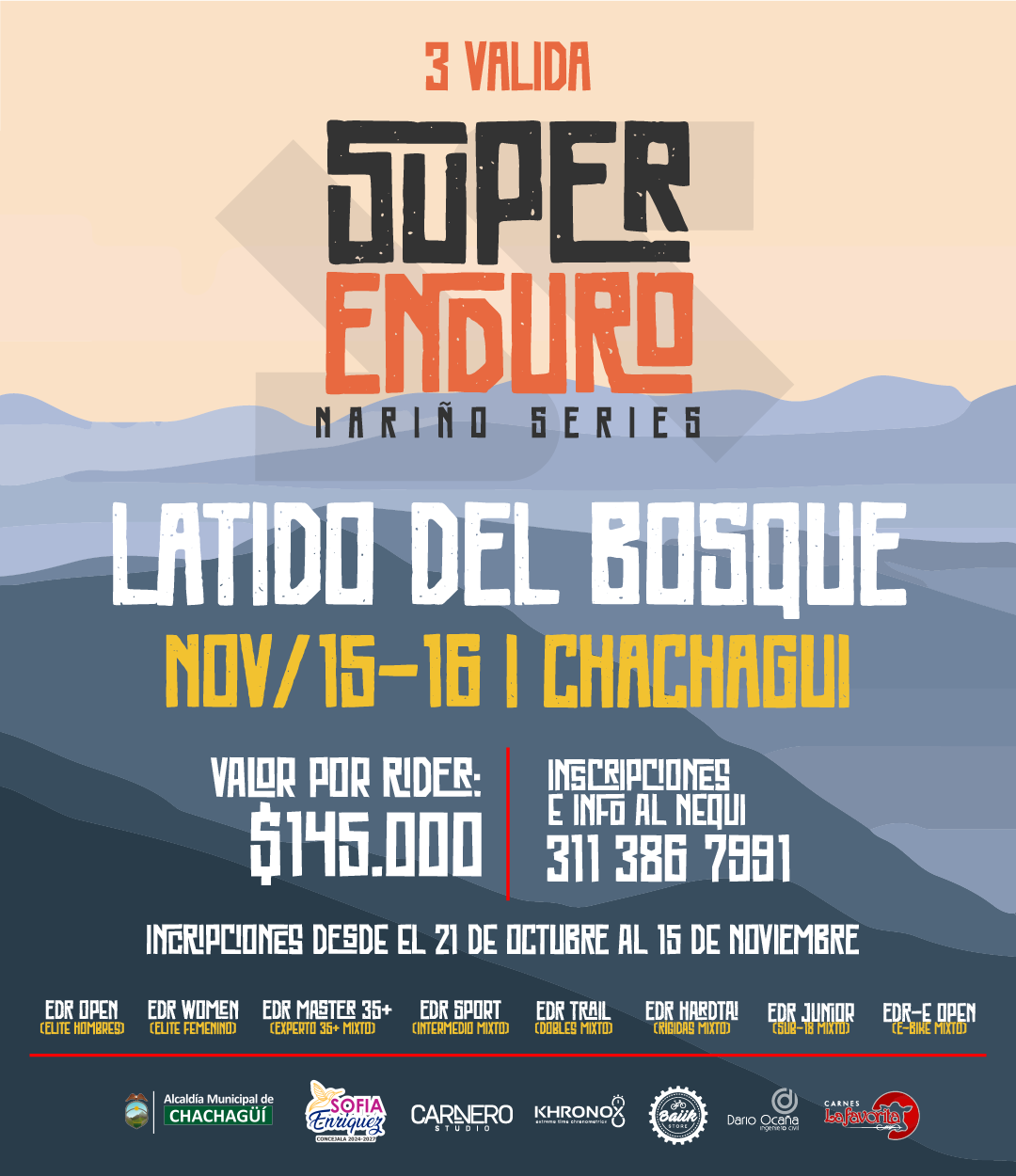 SUPER ENDURO SERIES - VALIDA FINAL - PASTO - CHACHAGUI - LATIDO DEL BOSQUE