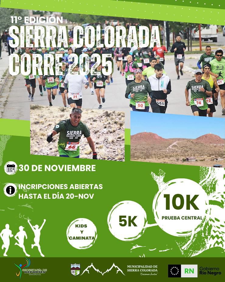 11° EDICION SIERRA COLORADA CORRE 2025