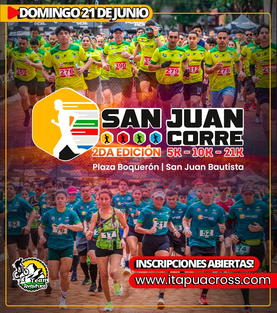 SAN JUAN CORRE 5K, 10K Y 21K