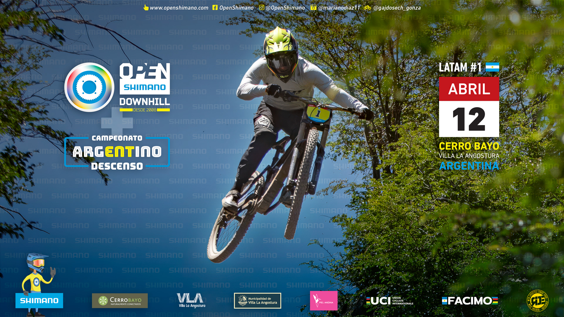 Logo del evento Open Shimano LATAM #1 - Cerro Bayo 2026