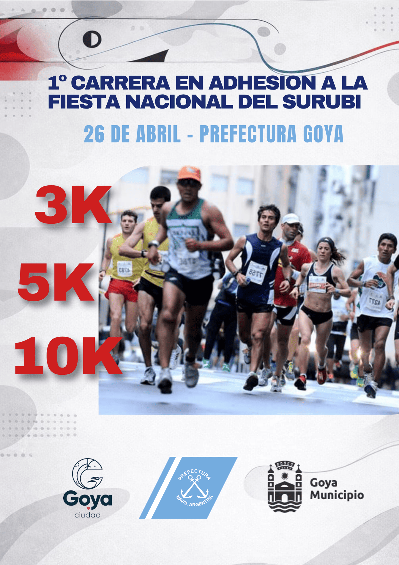 1° CARRERA EN ADHESION A LA FIESTA NACIONAL DEL SURUBI- PREFECTURA GOYA