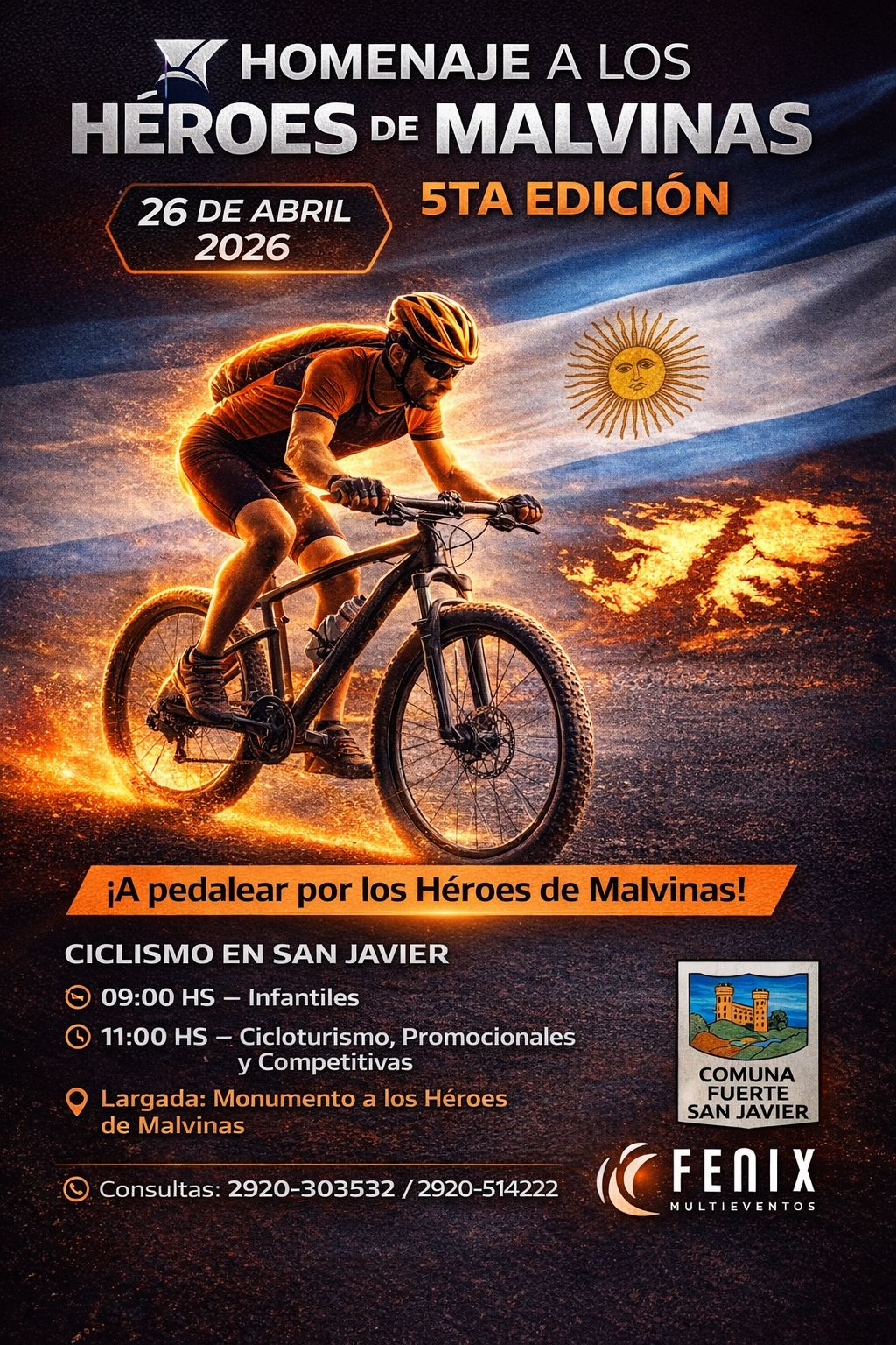 5° EDICION HEROES DE MALVINAS - FUERTE SAN JAVIER