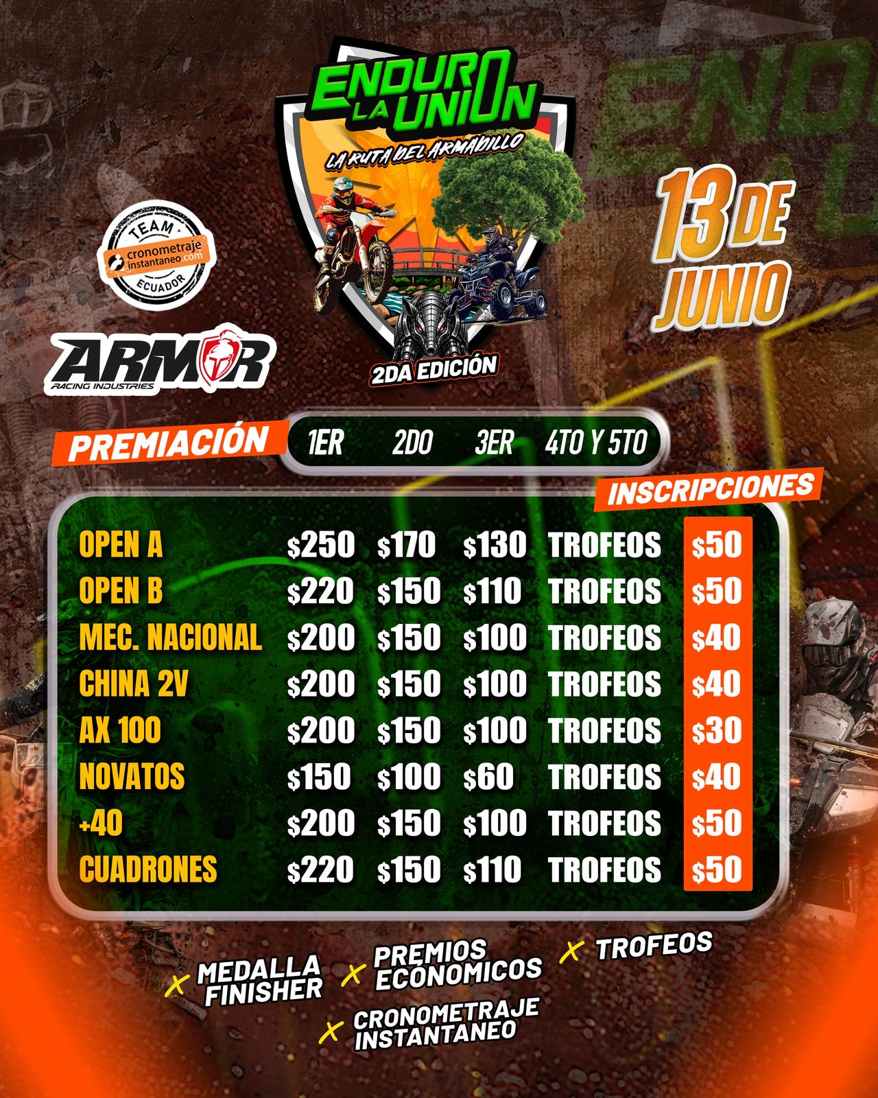 Enduro La Unión - La Ruta del Armadillo 2da Edición