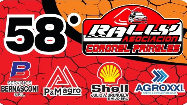 Placa oficial 58° Rally de Coronel Pringles