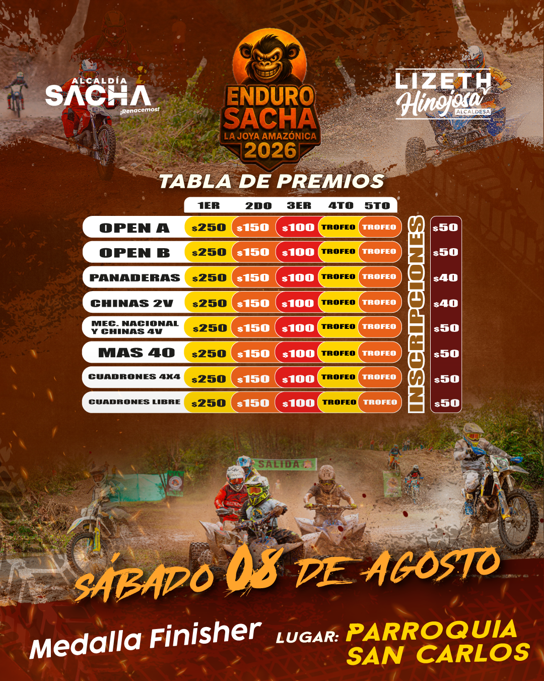 ENDURO SACHA LA JOYA AMAZONICA 2026