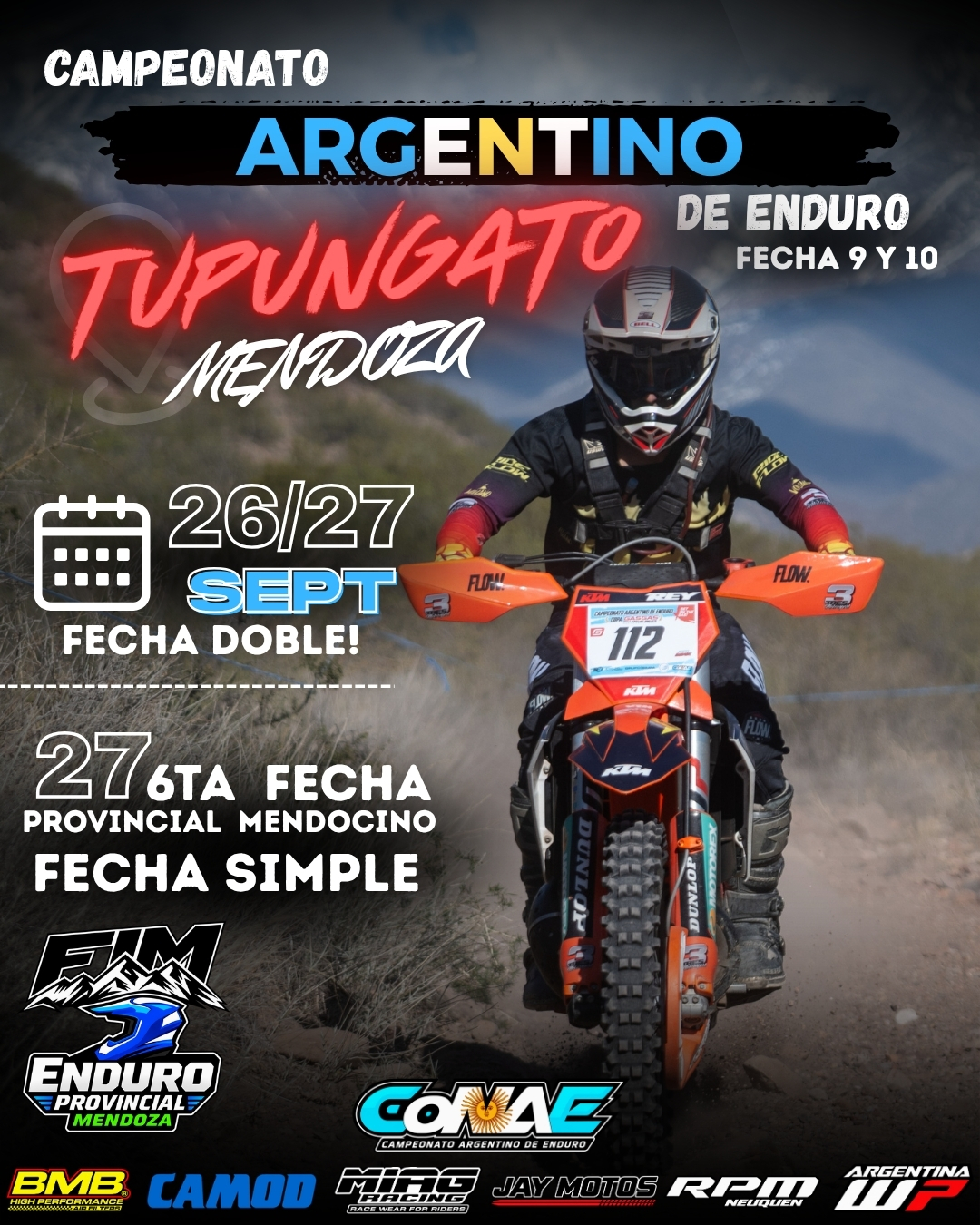 SEXTA FECHA - CAMPEONATO PROVINCIAL DE ENDURO - TUPUNGATO, MZA.