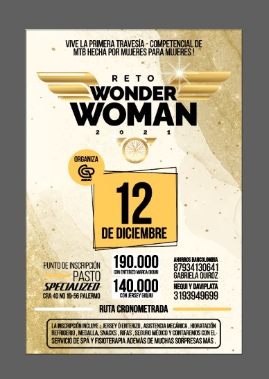 RETO WONDER WOMAN 2021