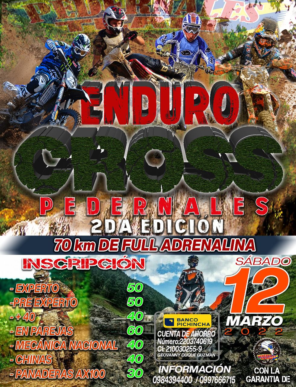 Enduro Cross Pedernales 2da Edición