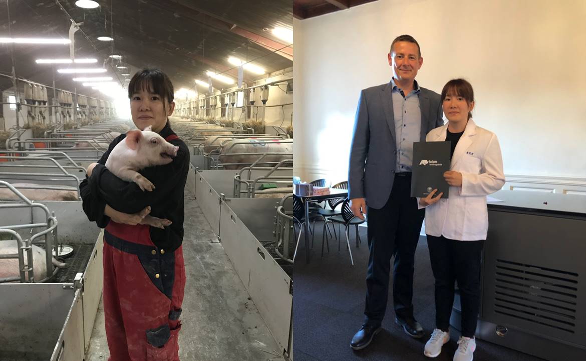 「臺灣豬」的健康守門人黃筱君：重考大學一圓獸醫夢，遠赴「最強養豬國」丹麥取經