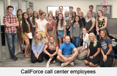 CallForce call center employees