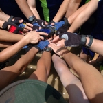 Team hands together