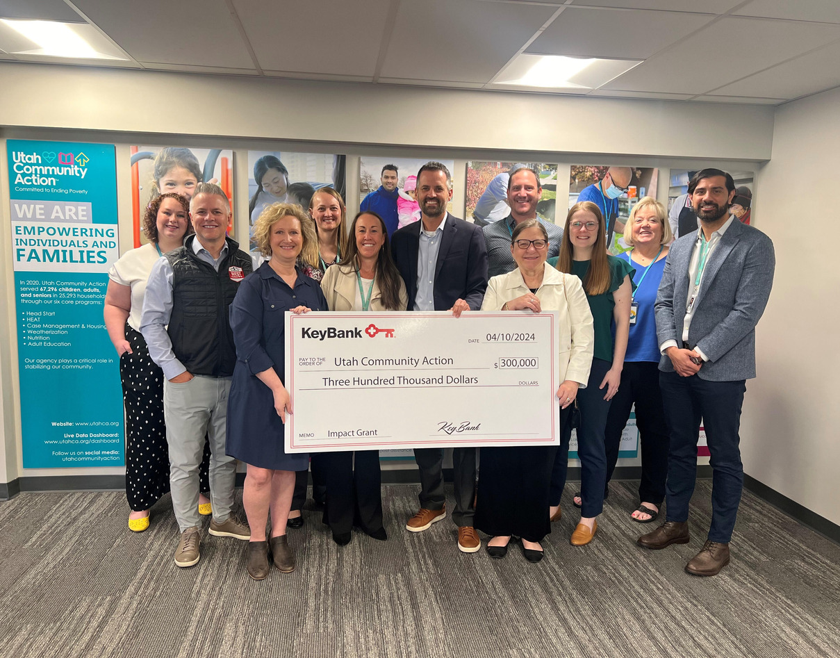 KeyBank Donates $300,000 to Utah Community Action Program