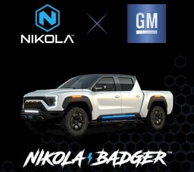 Nikola Badger in Partnership with GM