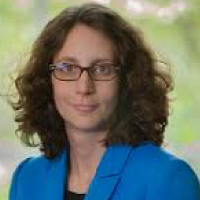 The panelist Sarah Holstein, MD, PhD