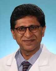 The panelist Ravi Vij, MD, MBA