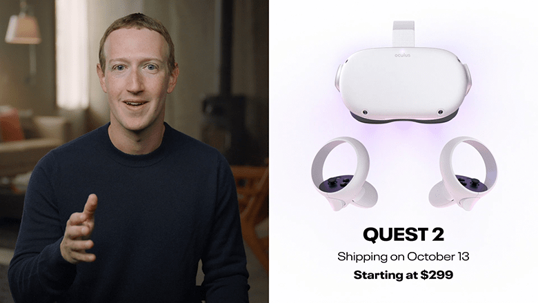 Mark Zuckerberg and the Oculus Quest 2