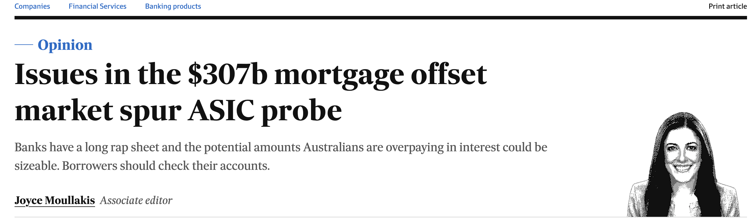 AFR article screenshot
