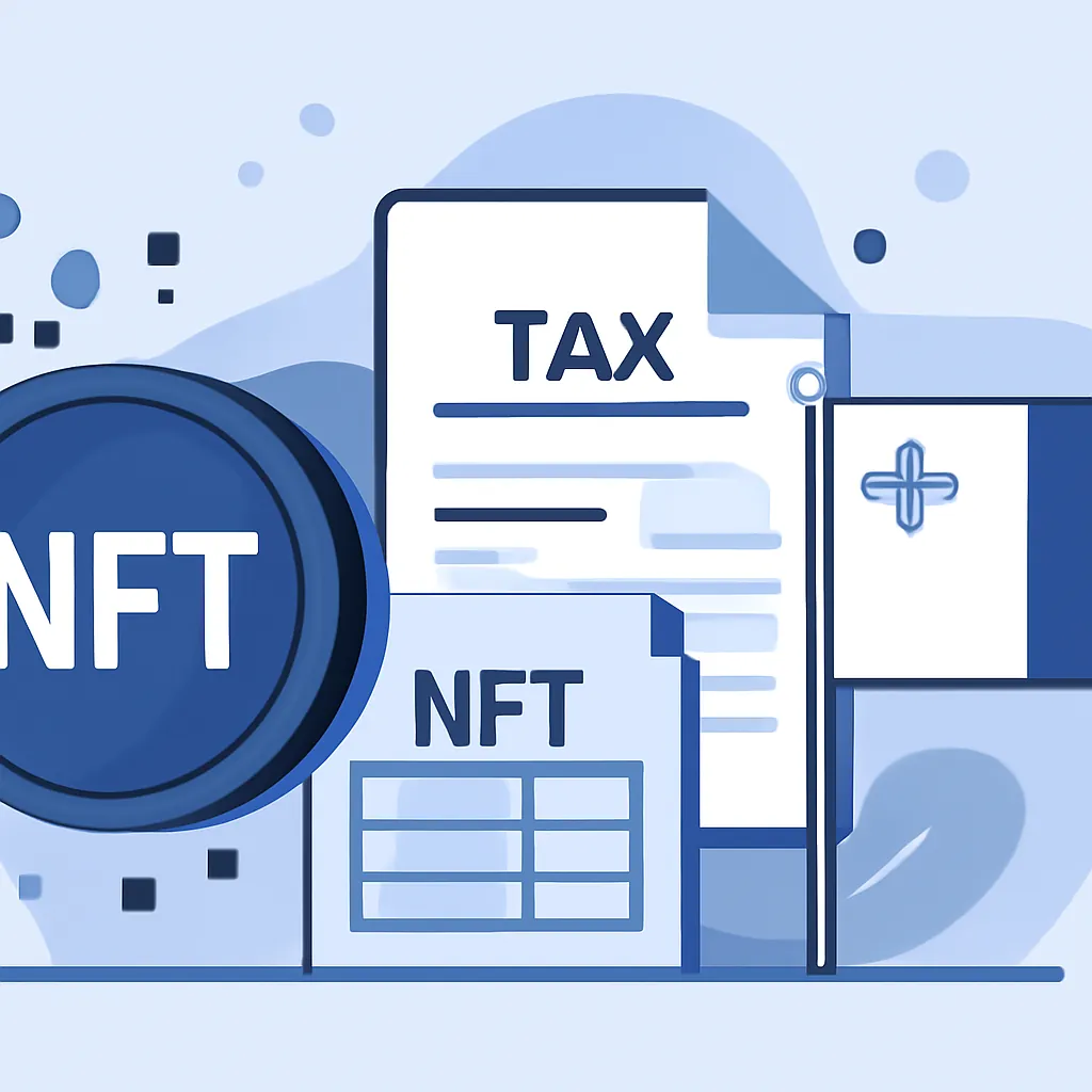 NFT Tax in Malta: Sales, DeFi, Staking and Airdrops Explained