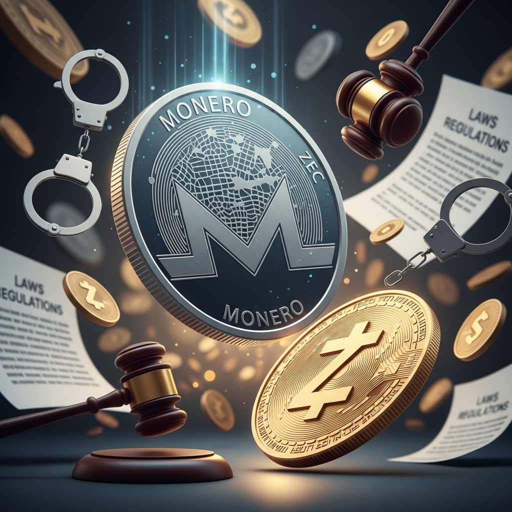 Monero y Zcash cayendo: Regulaciones amenazan criptomonedas de privacidad