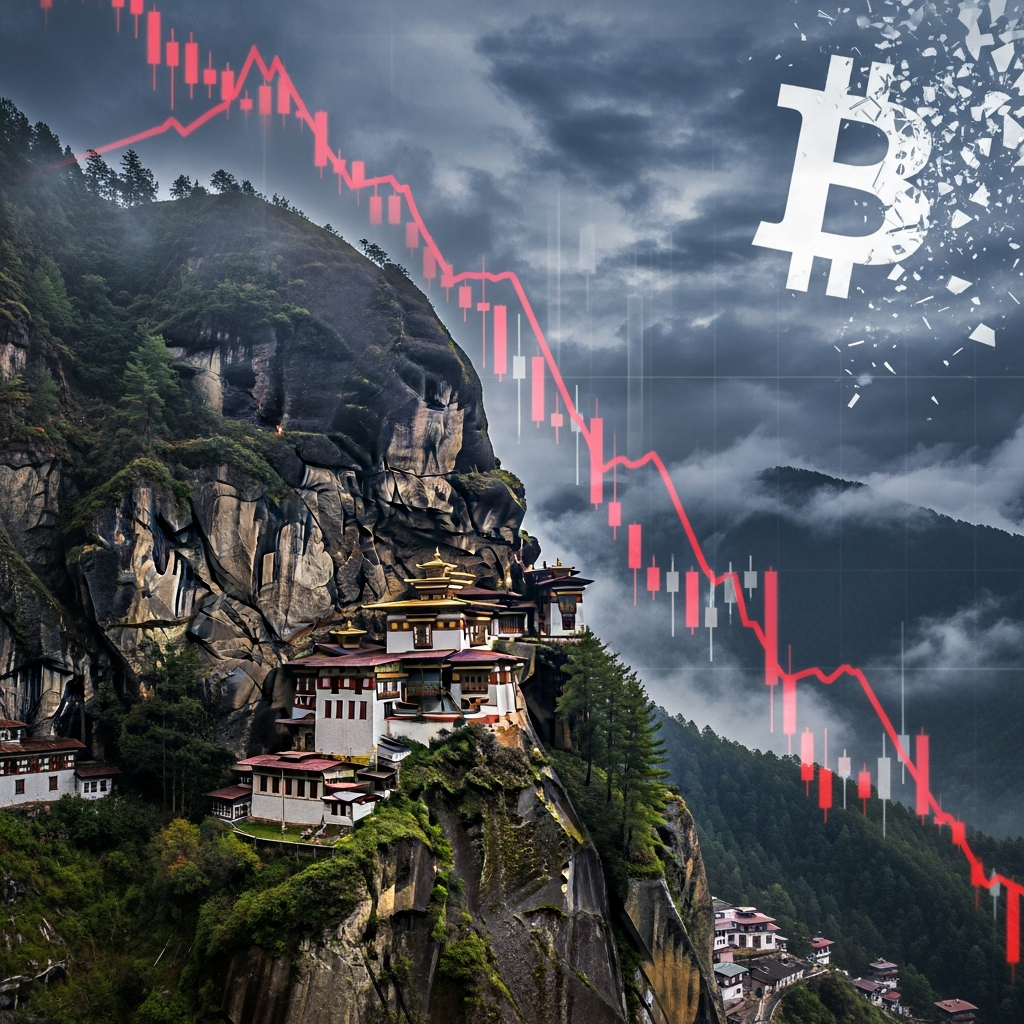 Bután liquida $22.4 millones en Bitcoin tras fuerte caída