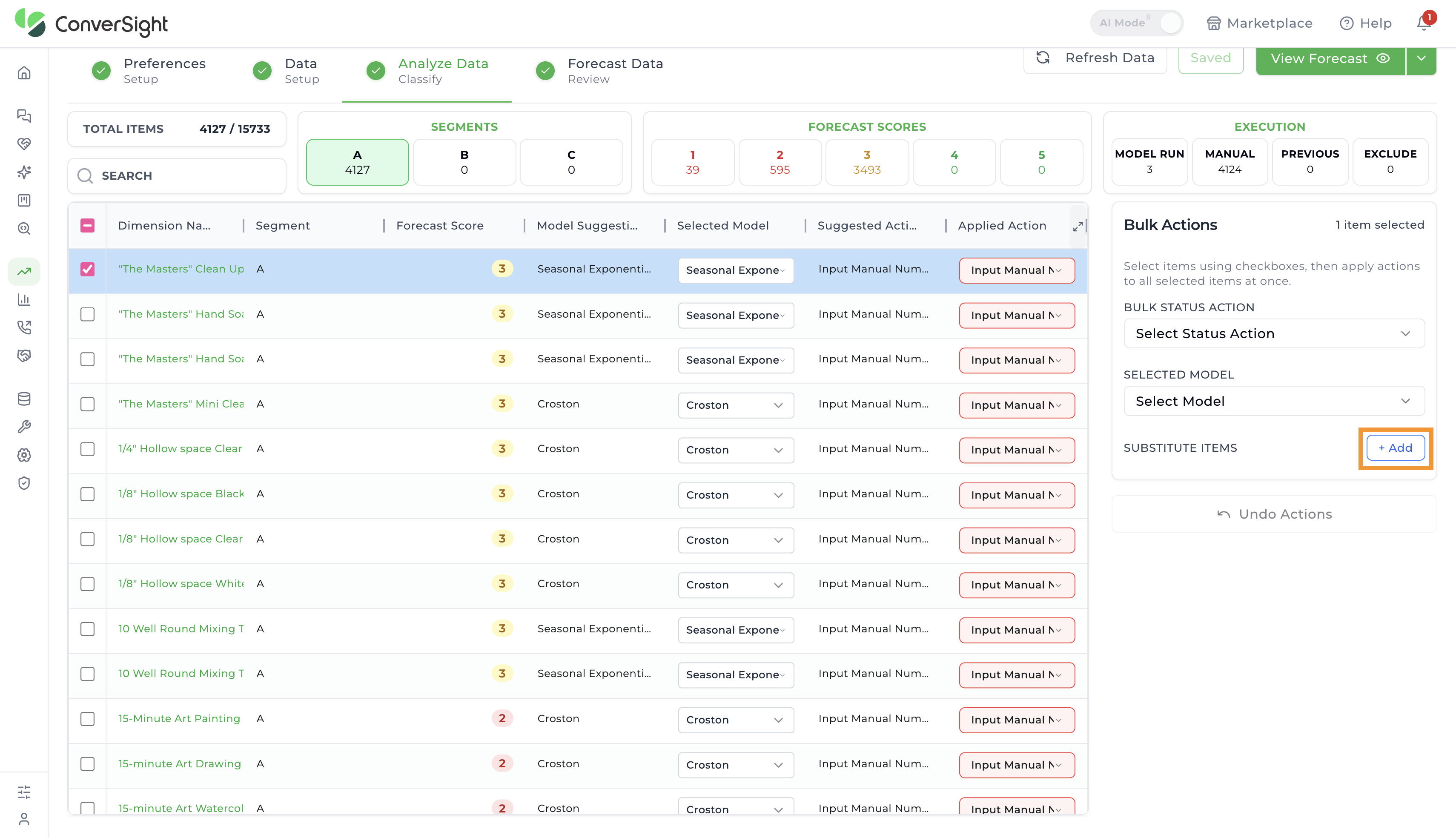 Demand Planner Add Substitute