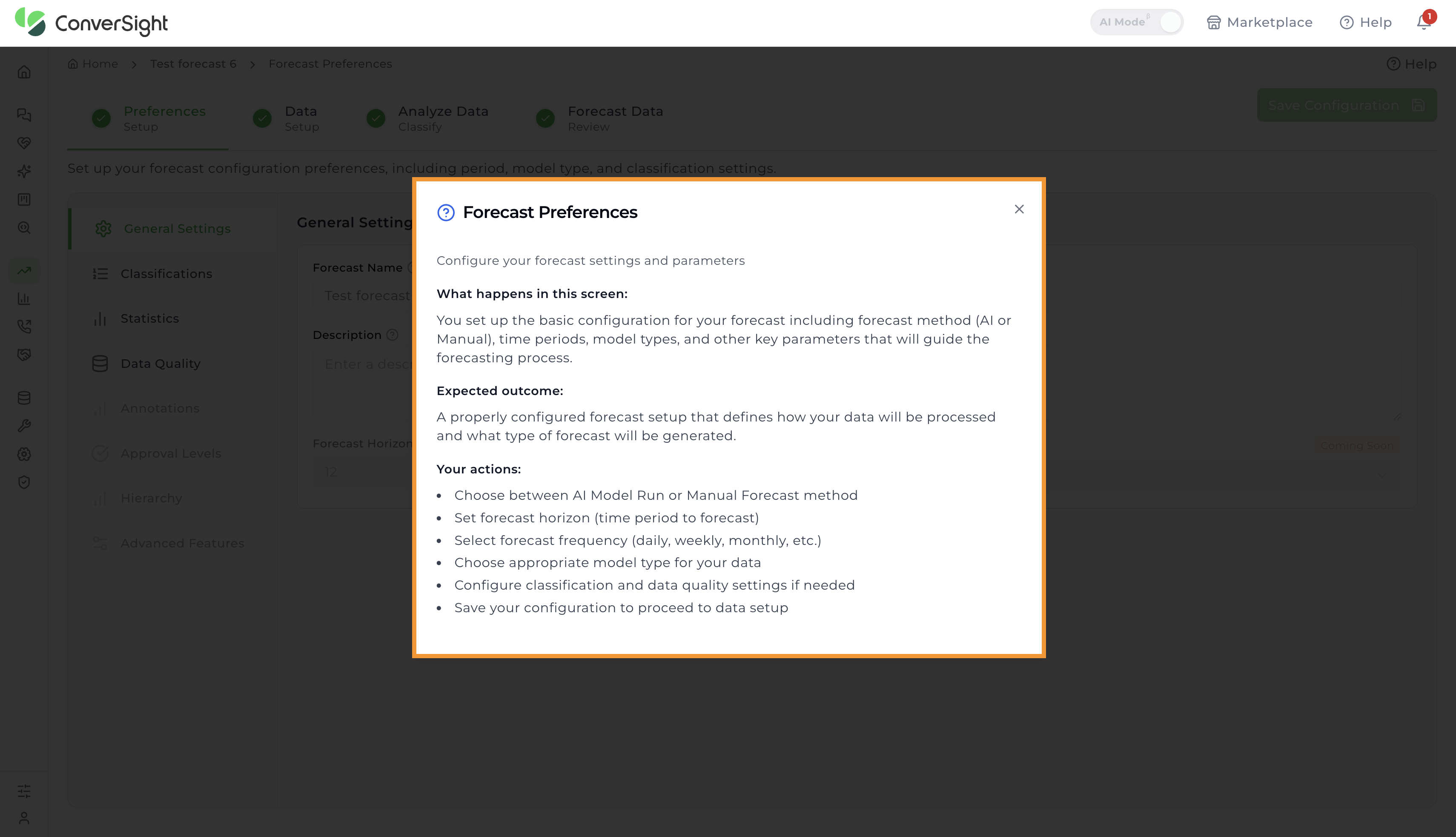 Demand Planner Help View