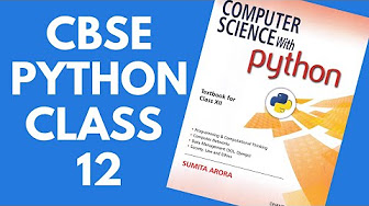 Computer Science with Python - CBSE Class 12 -Hindi