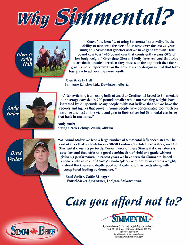 “Why Simmental” advertisement (PDF)