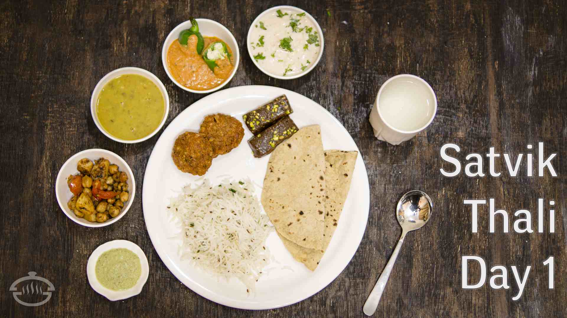 Navratri 2015 – Day 1 Satvik Thali | Mirch Makhani Sabzi Recipe