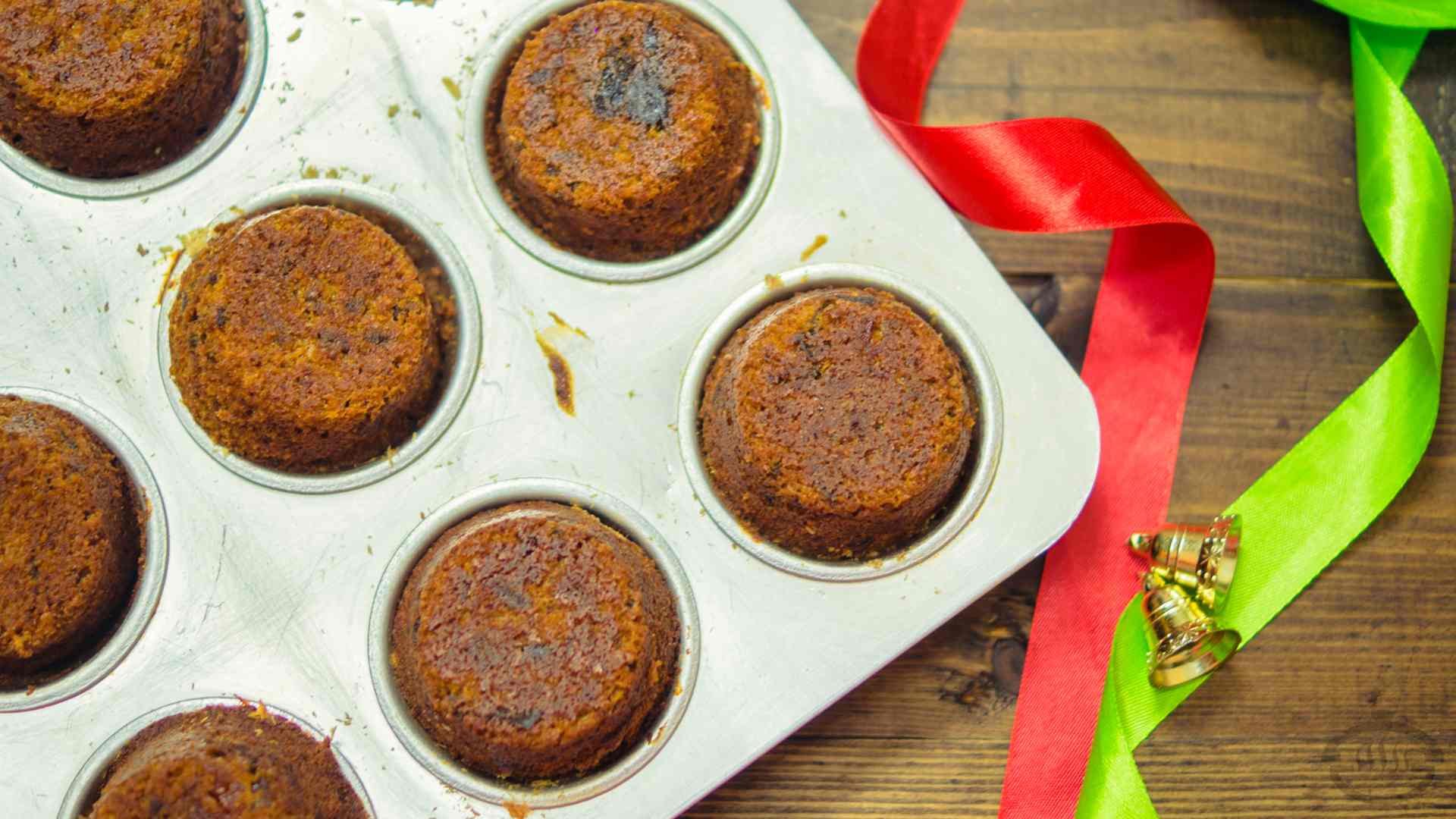 Mini Plum Cakes – Christmas Special | Eggless Baking without Oven