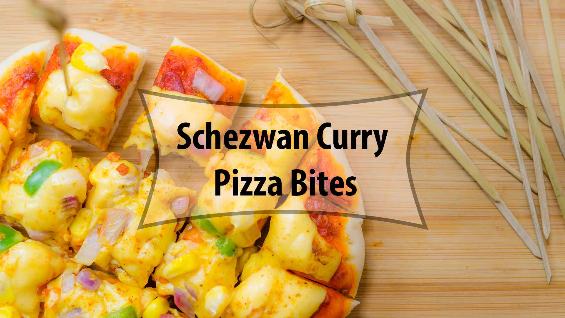 Schezwan Pizza Bites | Mini Pizza Recipe in Tawa ~ Eggless Baking Without Oven