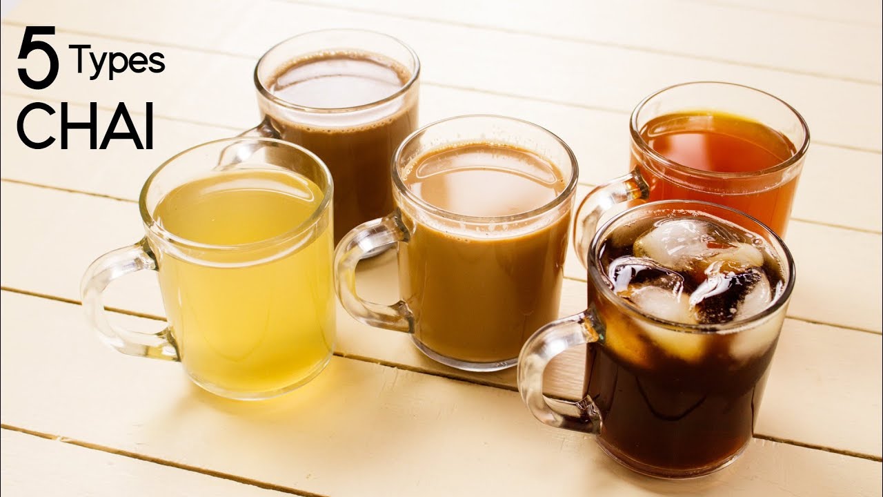 5 Types of Tea – Chocolate, Herbal, Masala Tandoori, Ice, Lemon Chai Recipes – CookingShooking