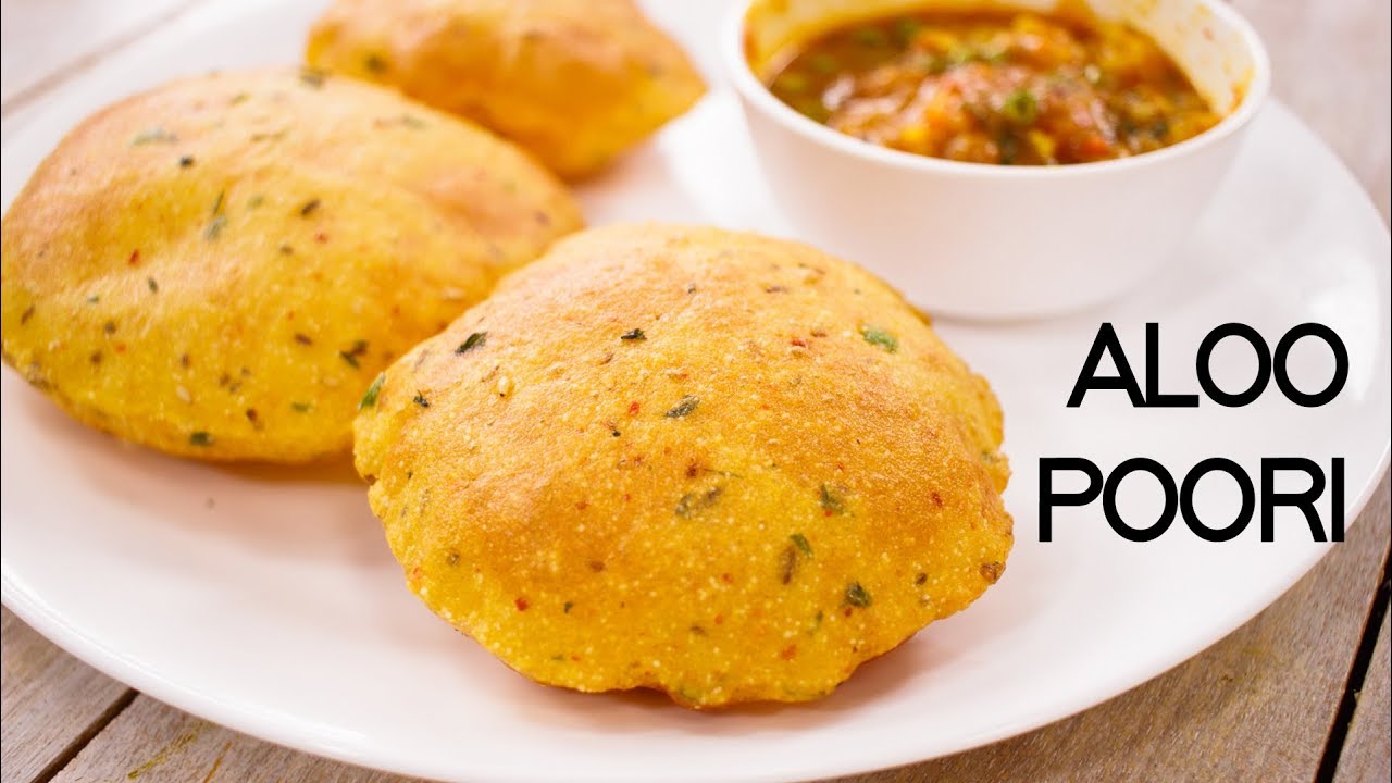 Aloo Puri Recipe – Crispy Yet Soft Masala Potato Poori – CookingShooking