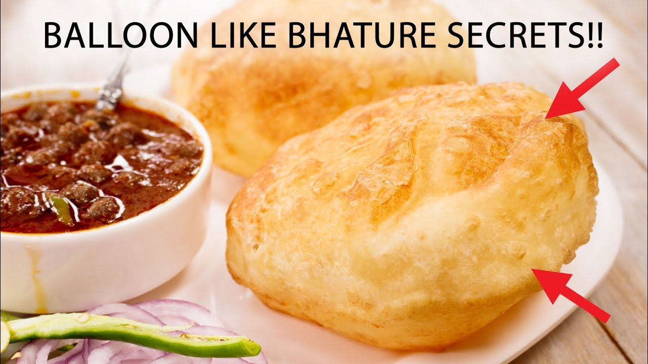 Bhature – Balloon Like Perfect Bhatura Chole Recipe Secrets – CookingShooking