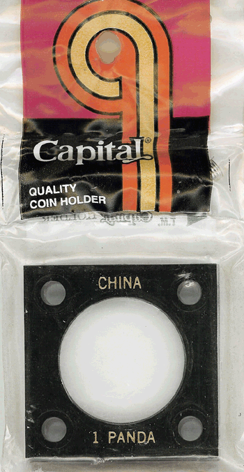 Capital Plastics 144 Coin Holder - 1 oz Panda (32 mm)