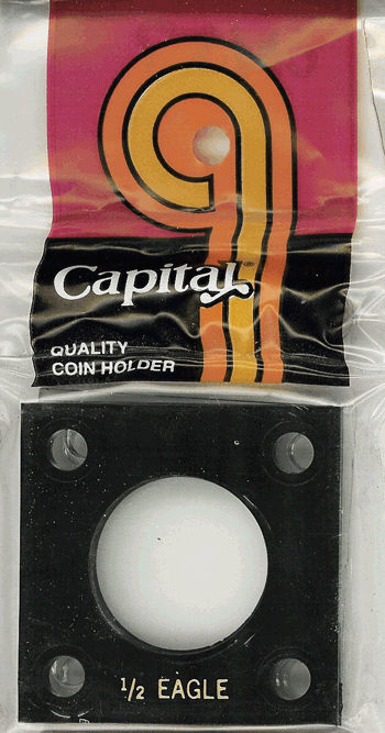 Capital Plastics 144 Coin Holder - 1 2 oz Eagle (27 mm)