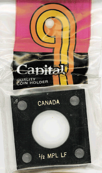 Capital Plastics 144 Coin Holder - 1 2 oz Maple Leaf (25 mm)
