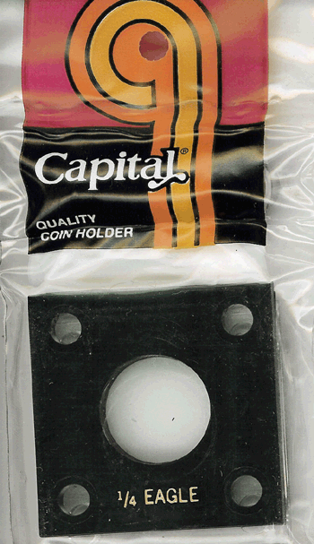 Capital Plastics 144 Coin Holder - 1 4 oz Eagle (22 mm)