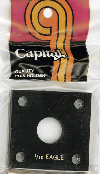 Capital Plastics 1/10 Ounce Gold Eagle Coin Holder
