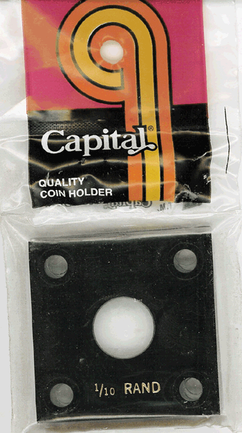 1/10 oz Krugerrand  Capital Plastics Coin Holder 144 Black 2x2