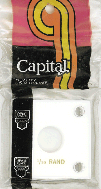 Capital Plastics 10th oz Krugerrand Coin Holder White