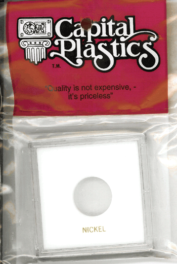 Capital Plastics Nickel Krown Holder - White