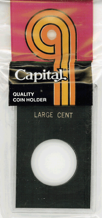 Capital Plastics Large Cent CAPS Holder - Black
