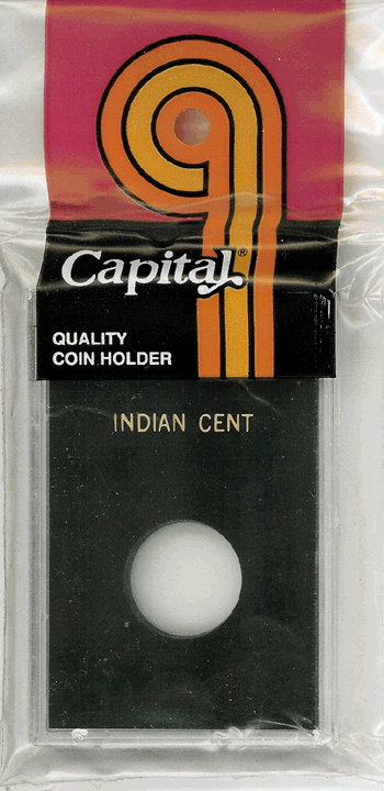 Capital Plastics Indian Cent CAPS Holder - Black