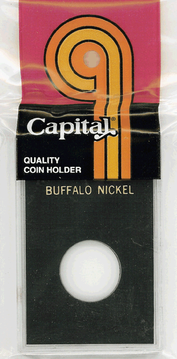 Capital Plastics Buffalo Nickel CAPS Holder - Black