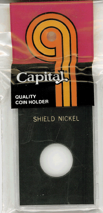 Capital Plastics Shield Nickel CAPS Holder - Black