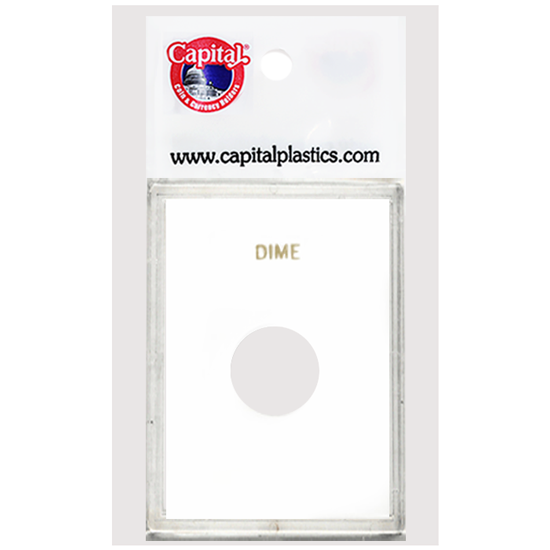 Capital Plastics Dime CAPS Holder - White